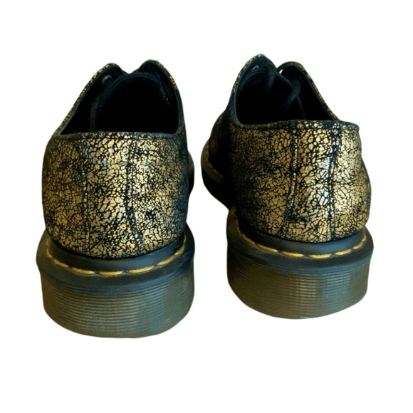 Doc Martens Pascal Crackle Gold Oxfords - Picture 11 of 11